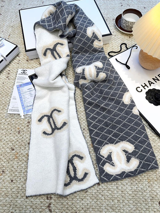 秋冬特惠💰260 香奈儿菱格纹羊毛围巾 商品图6
