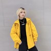 NC连帽净色夹棉风衣外套50902（黄）冬季954010050321 商品缩略图2