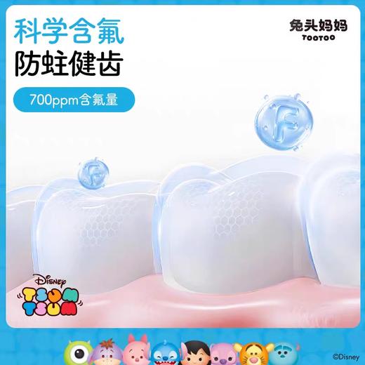 兔头妈妈儿童多元益齿防蛀牙膏160g西瓜味/草莓味 商品图5