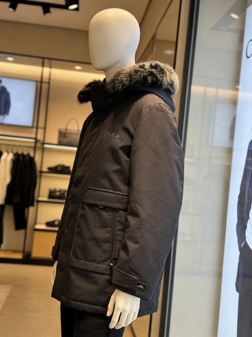 商场同步ROMON罗蒙男士狐狸毛领派克羽绒服 商品图3