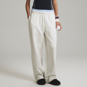 GOODBAI PALOMOVE 春夏新款时尚刺绣直筒休闲运动长裤男女同款