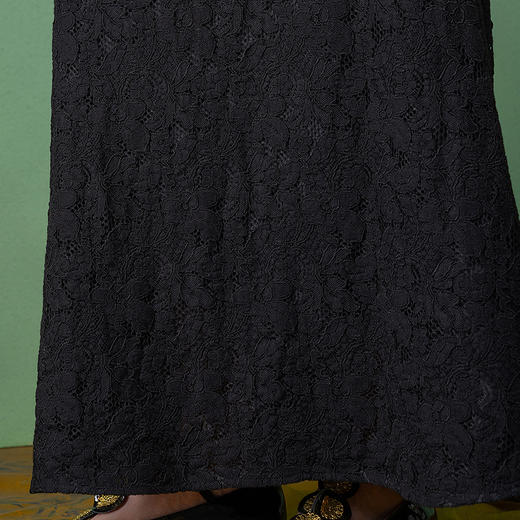 【林栖设计小店】蕾丝花影|法式优雅气质2026早春新款鱼尾半身裙1961091 商品图3