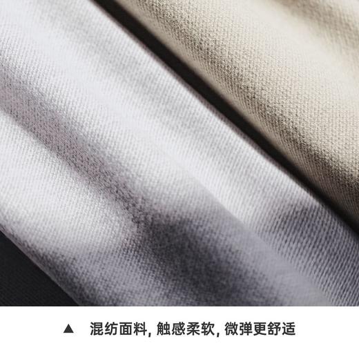 马登灰色毛呢大摆半身长裙针织松紧腰垂坠感百褶A字伞裙春季女士 商品图3