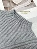F010416简约时尚修身版型罗纹烟囱领针织衫毛衣 商品缩略图8