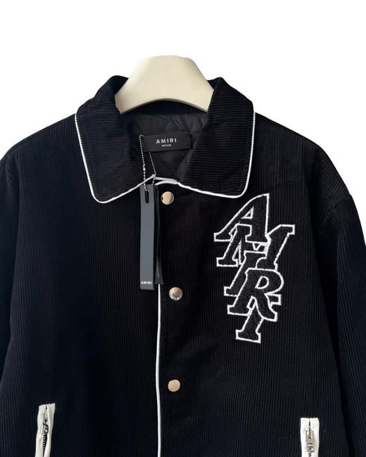 中性款灯芯绒刺绣夹棉夹克外套he 商品图2