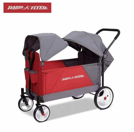 （清仓特价）美国Radioflyer儿童手推车可坐躺折叠双向四轮遛娃露营营地车 商品图4