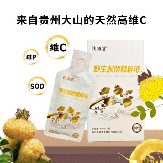 【双有机野生刺梨汁】来自贵州的“长寿果” 肠胃小帮手，天然鲜萃，野生双有机，开袋即食补充营养更方便 商品图8