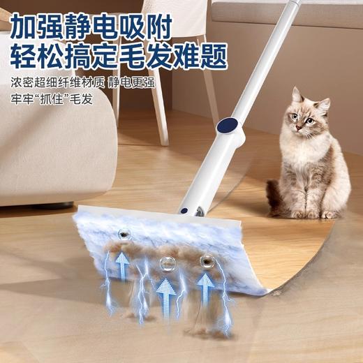 【限时秒杀】宝家洁新款懒人夹布拖F53家庭干湿两用多功能除尘清洁拖把 商品图1