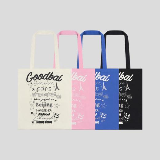 GOODBAI 新款城市系列时尚撞色印花通勤外出休闲帆布包 商品图0