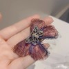 雀说 花桥饰品渐变刺绣蝴蝶复古胸针X338 商品缩略图3