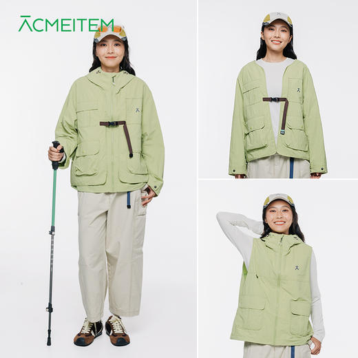 【出游季特惠-品牌福利】ACMEITEM爱棵米二合一马甲外套GAG3210422E 商品图0