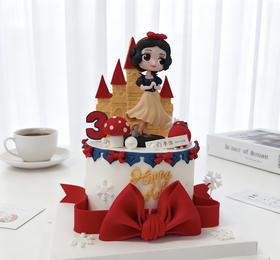 公主城堡卡通蛋糕-低糖处理无添加