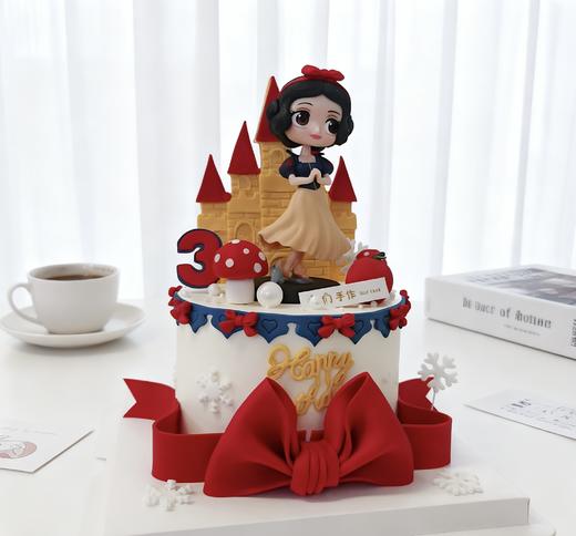 公主城堡卡通蛋糕-低糖处理无添加 商品图0