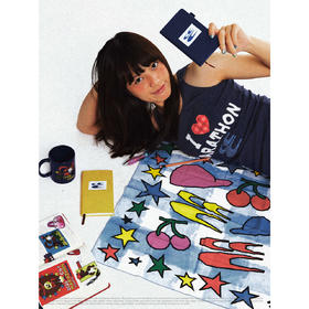 CryingCenter 2026新年马年星星趣味插画头巾方巾 哭喊中心