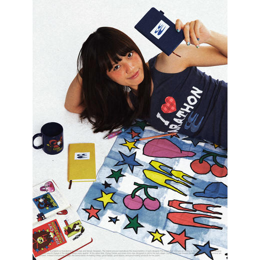 CryingCenter 2026新年马年星星趣味插画头巾方巾 哭喊中心 商品图0