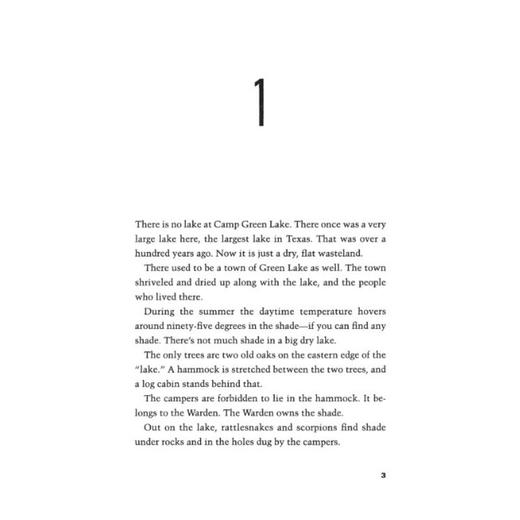 【中商原版】Holes别有洞天 660L 英文原版小说 洞 纽伯瑞奖小说 Louis Sachar少年儿童故事书 获奖图书 商品图1