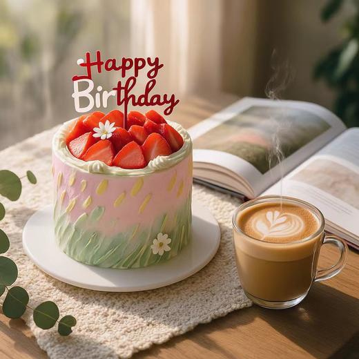 【伊甸莓莓】鲜润草莓坠入紫色花海，织就伊甸花园的浪漫甜梦，3种口味一次拥有!所有“莓”好都给你~(今日特惠) | 幸福西饼 商品图1