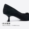 星期六26春新款质感绒面方钻猫跟鞋SSE1111242 商品缩略图8