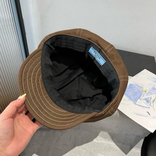 秋冬特惠💰170 普拉达新款鸭舌帽，高级定制，头围57cm 商品图6