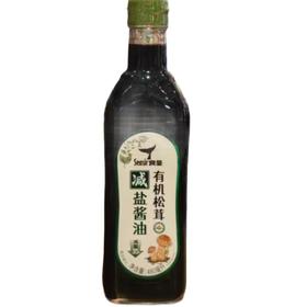 食圣 有机松茸减盐酱油 480ml/瓶