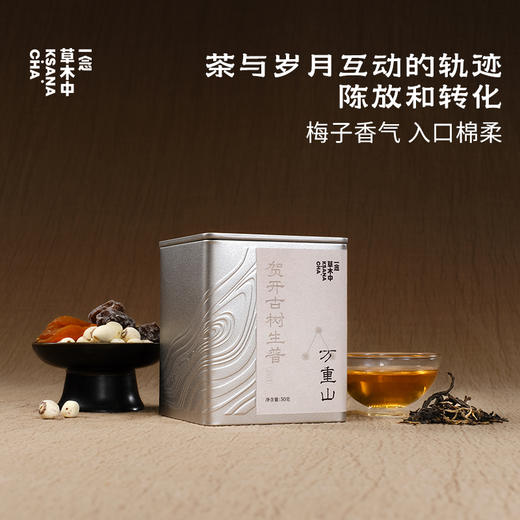 万重山·2015年贺开生普 | 进阶原叶系列 | 50g原叶 | 黑茶类 商品图0