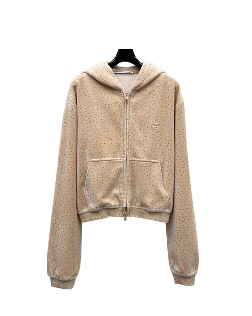 女款闪钻连帽外套 可配套装zh002 商品图0