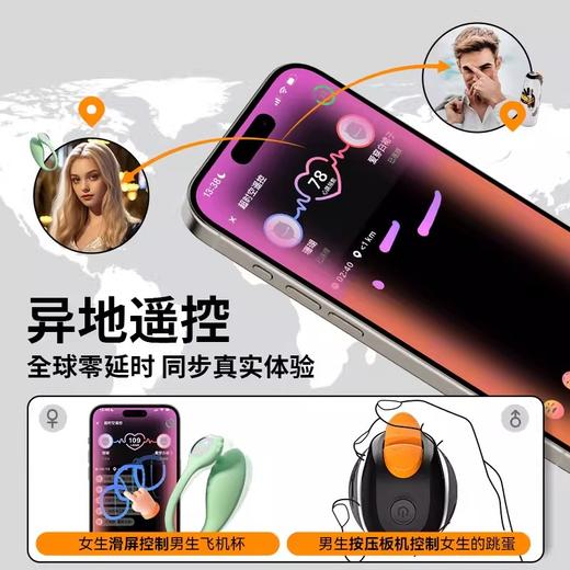 小怪兽绚风杯智能全自动飞机杯遥控男用自慰器加热旋转抖动吮吸杯 商品图8