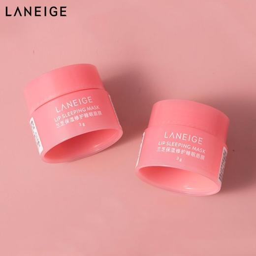 【任选4件198元加赠莱珀妮面膜1片】兰芝睡眠唇膜 小样3g*3【99元任选2件】 商品图3