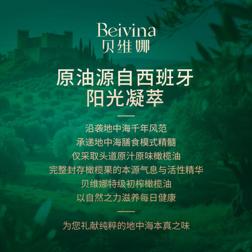 贝维娜-特级初榨橄榄油500ml*2双支礼盒 商品图7