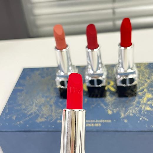 清仓特价【送礼袋】DIOR迪奥mini口红四件套礼盒1.5g*4支（#丝绒999+#丝绒720+#哑光100+#丝绒760）一般贸易 商品图6