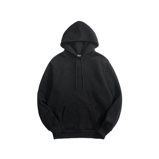 男款宽松提花连帽卫衣he010 商品图0