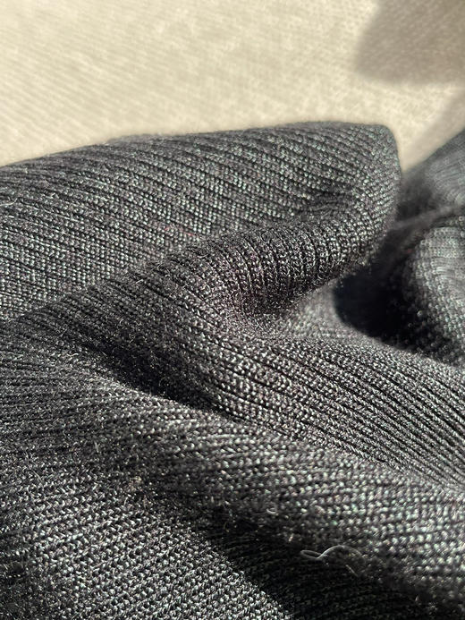 14-1 独家圆正 26ss早春 BBR 丝羊毛 弹力针织 圆领长袖 修身不紧绷 我穿L 商品图7