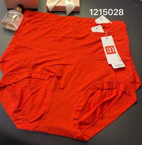 女士内裤莫代尔棉中高腰包臀收腹提臀石墨烯三角内裤中版1215028