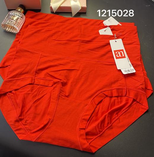 女士内裤莫代尔棉中高腰包臀收腹提臀石墨烯三角内裤中版1215028 商品图0