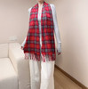 秋冬特惠💰250 巴宝莉围巾 上新 新年红提前来啦！经典羊毛格子围巾 商品缩略图1
