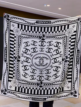 秋冬特惠💰420 香奈儿围巾 秋冬高级成衣系列～【双面同色丝绒披肩】