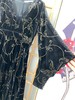 「断码清仓」超美下摆不规则烫金进口金丝绒裙秋冬连衣裙 L码  ZFYY284 商品缩略图4