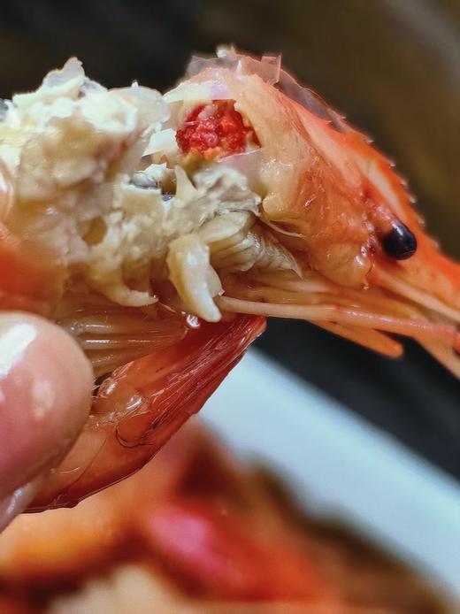 老米优品🎈超值3盒装！超美味！配料表干净。肉质鲜甜，嫩而不柴！ 爬得快 花雕罗氏虾 300g*3盒 商品图10