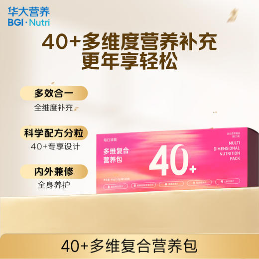 【会员专享】【每日清晨·多维复合营养包】多维度营养补充，每日轻松一袋，守护40+健康无忧，年轻每一天（30袋/盒） 商品图0