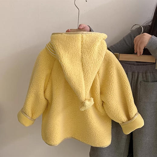 裁缝学苑TQ193韩系新款精灵帽毛毛衣纸样儿童羊羔毛外套童装样板 商品图2