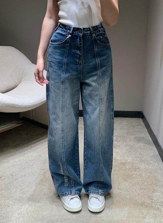 女款闪钻牛仔裤长裤la002 商品图3