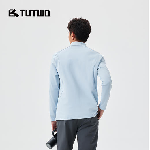 Tutwo|男式半拉链长袖T恤 TTAJN911743 商品图1