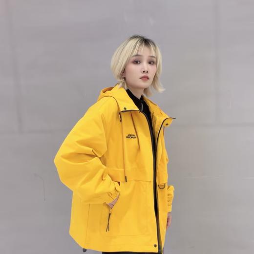 NC连帽净色夹棉风衣外套50902（黄）冬季954010050321 商品图4