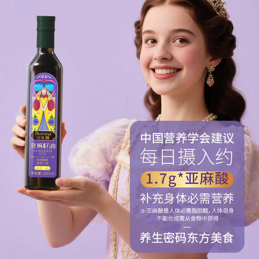 贝维娜-亚麻籽油500ml*2双支礼盒 商品图4