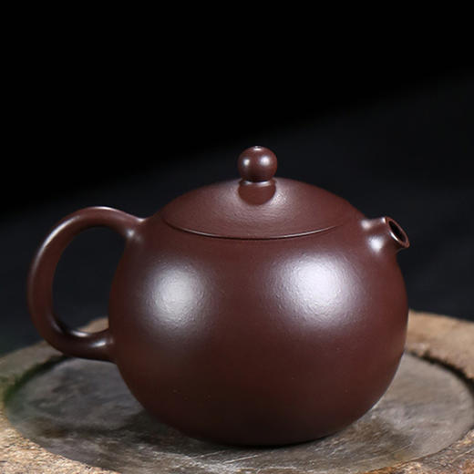 宜兴紫砂壶丨龙蛋 原矿紫泥/朱泥大红袍 泡茶壶 220CC 配礼盒证书 可泡各种茶类 商品图10