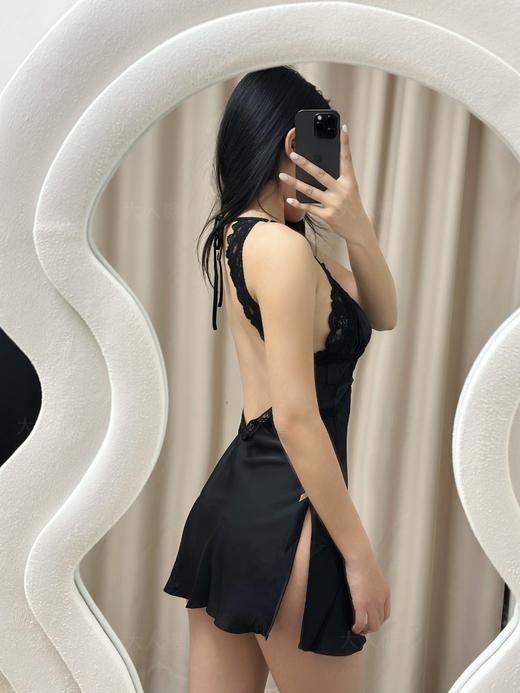 情趣内衣上新「粉背春光」🩰大露背 | 超高开叉 | 粉黑甜撩 | 𝟙𝟡元换购性感内裤（糖糖朋友圈专享） 商品图3