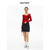 SELFWHO绵羊毛混纺经典包臀A字短裙女2026春季新款气质百搭半身裙 商品缩略图1