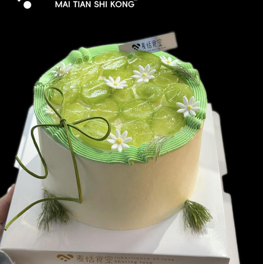 蕴绿藏光（翻糖提前1天预定）叶子和丝带随机 商品图0