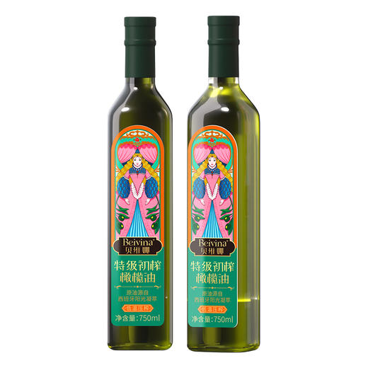 贝维娜-特级初榨橄榄油750ml*2双支礼盒 商品图3
