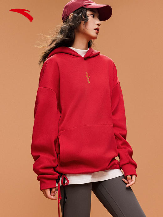 安踏凯里·欧文×徐悲鸿奔马图联名 | 天马行空系列新年连帽卫衣172611718S 商品图4